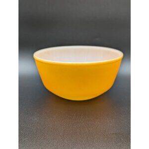 1970's Vintage Anchor Hocking Fire Orange Nesting Mixing Bowl